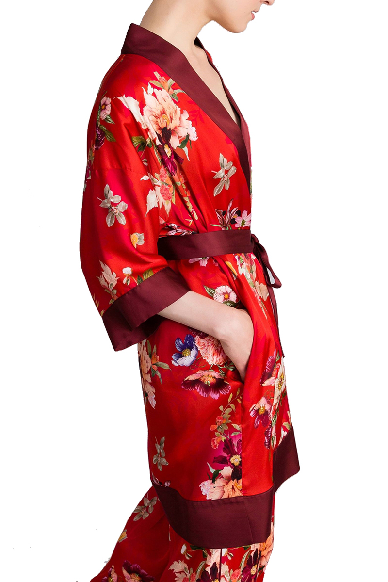 Long Satin Kimono 3Magasin