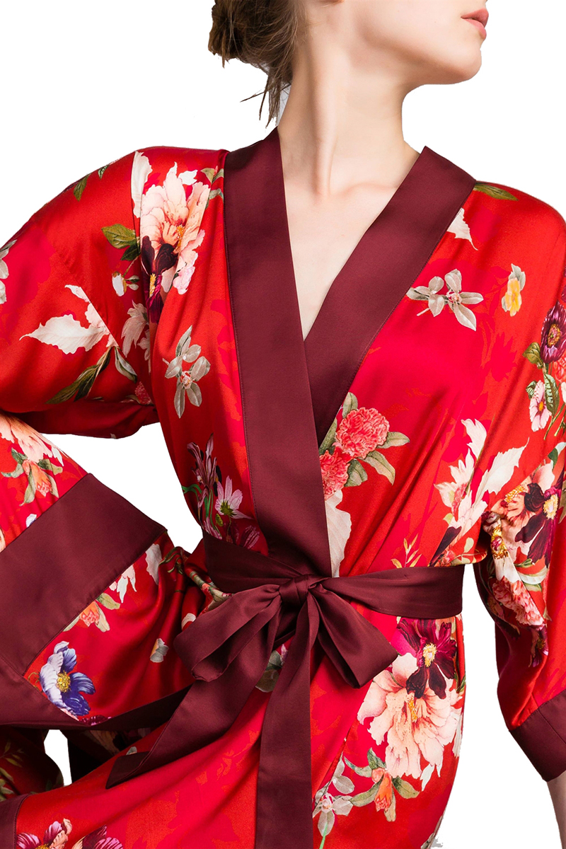 Long Satin Kimono 3Magasin
